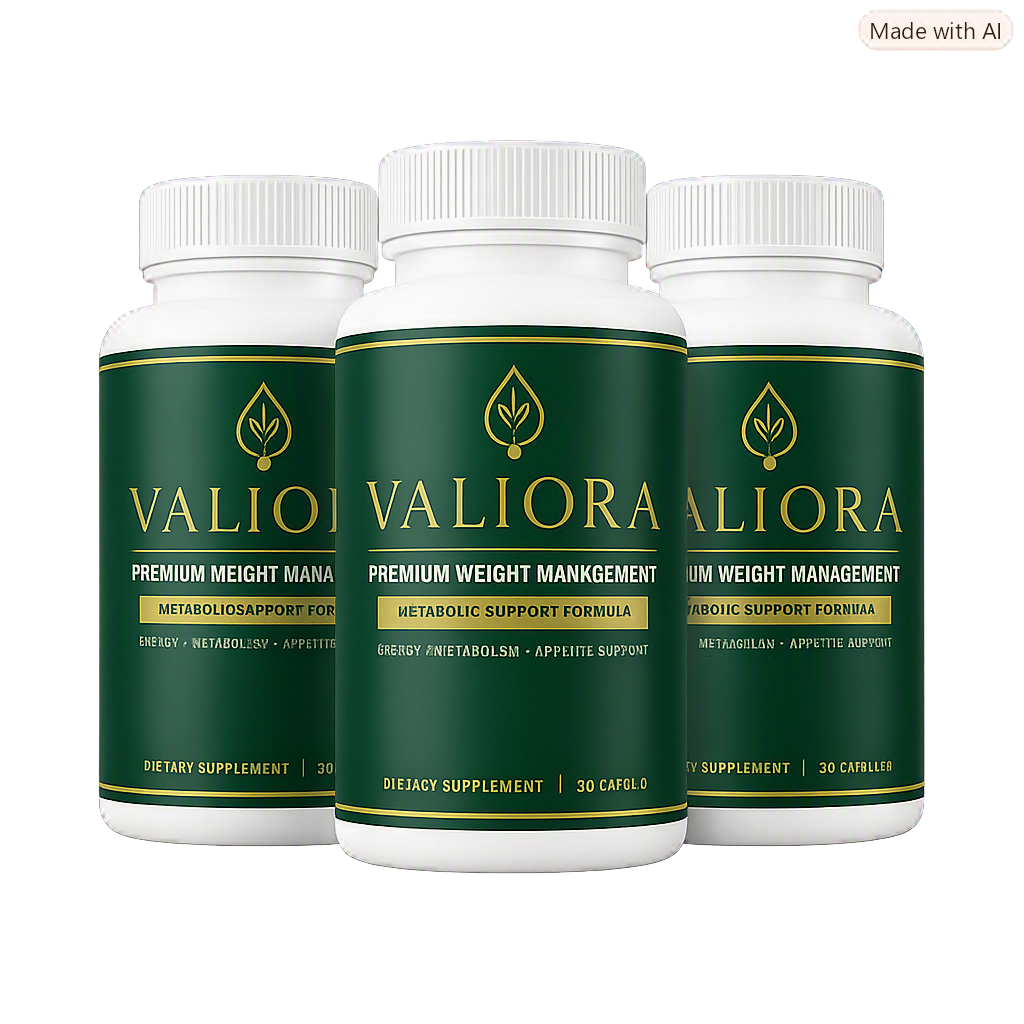 Valiora® weight capsules — 3 bottles